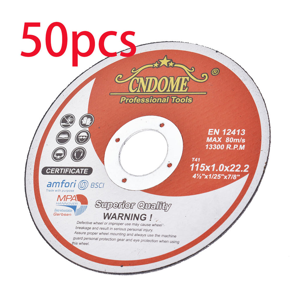 50 Pcs 4-1/2"  x 1/25" x 7/8"Cut-off Wheel Stainless Steel & Metal Cutting Discs