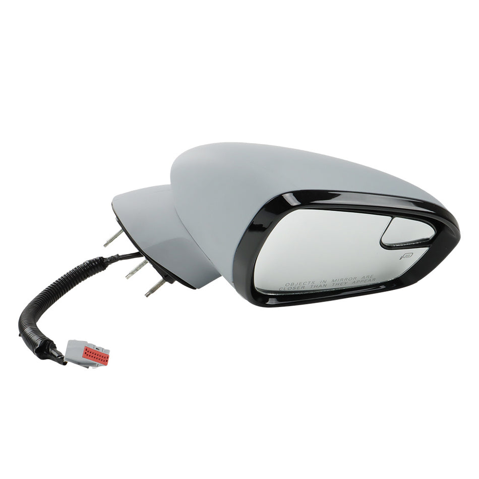 Labwork Right Side Power Mirror For 2013-2016 Ford Fusion Manual Fold Paintable
