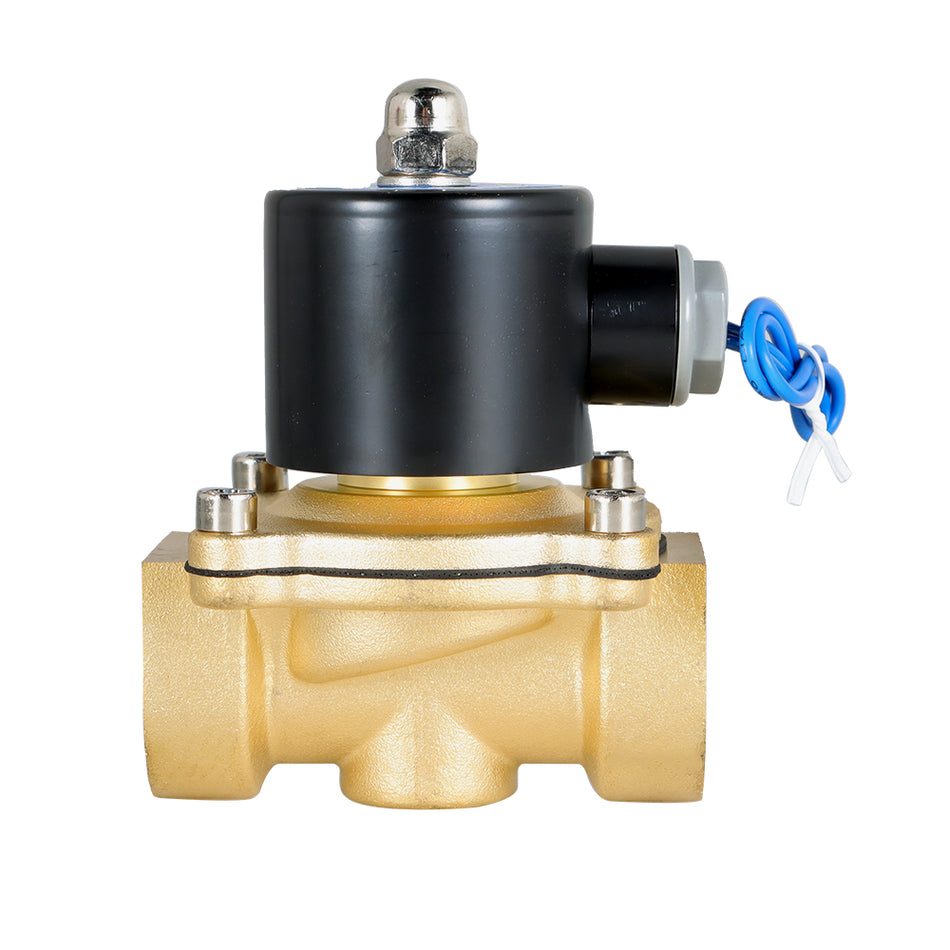 Electric Solenoid Valve Brass Water Air Gas NC 1" NPT 110V 120V Volt AC