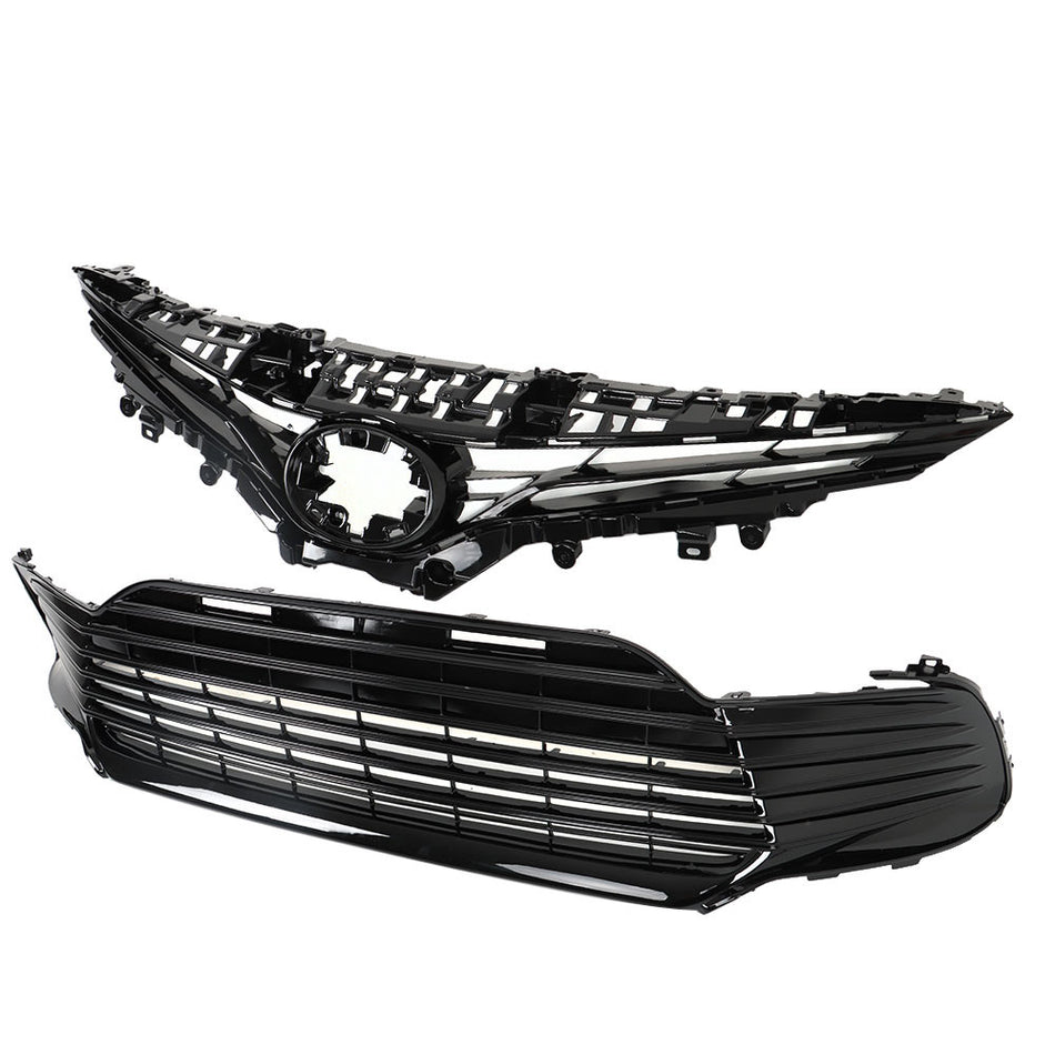 Labwork Front Upper Lower Grille Fit For 2021-2022 Toyota Camry LE XLE