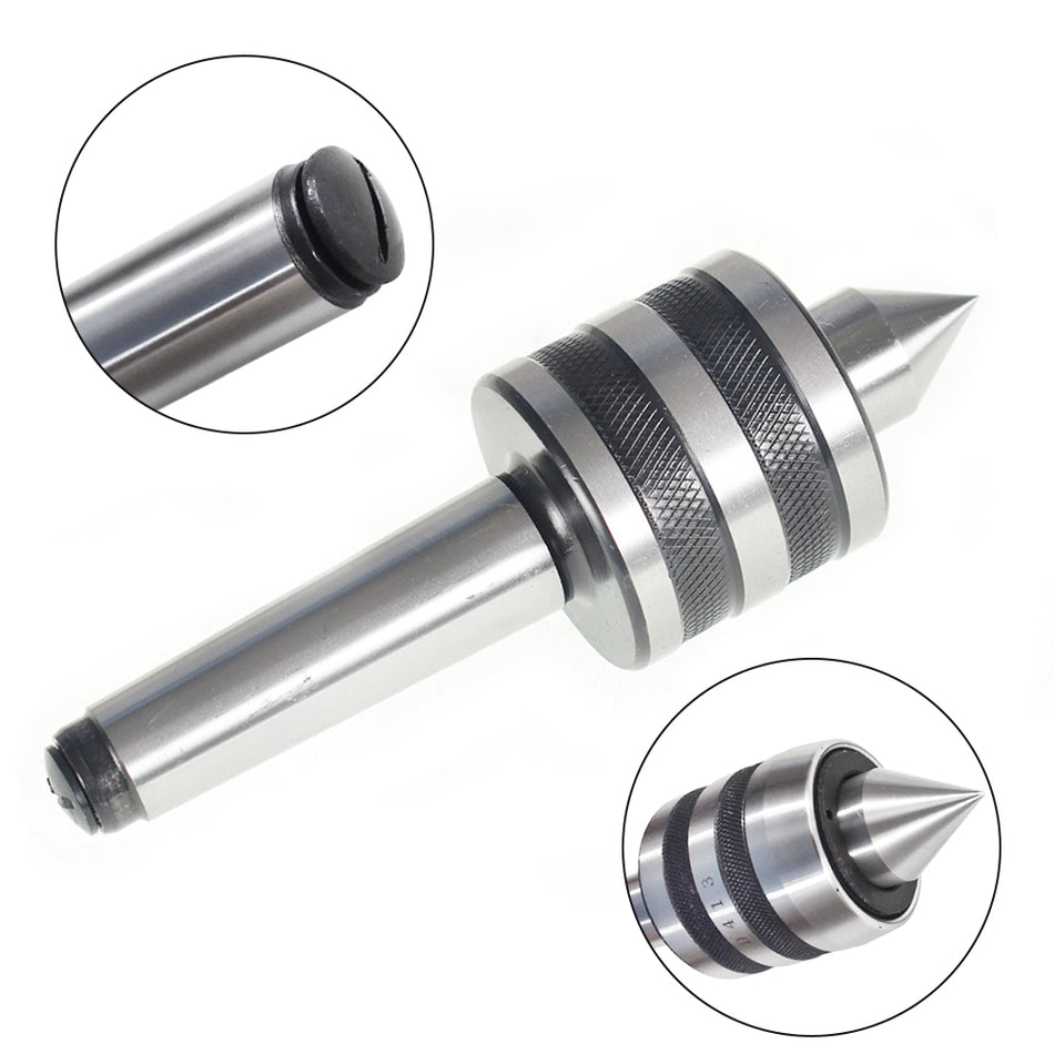 New Morse Taper 3MT MT3 Live Center Triple Bearing Lathe Medium Duty CNC