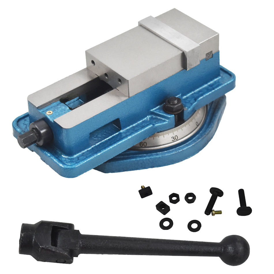 3'' Bench Clamp Lock Vise Precision With 360 Swivel Base Milling Machine New