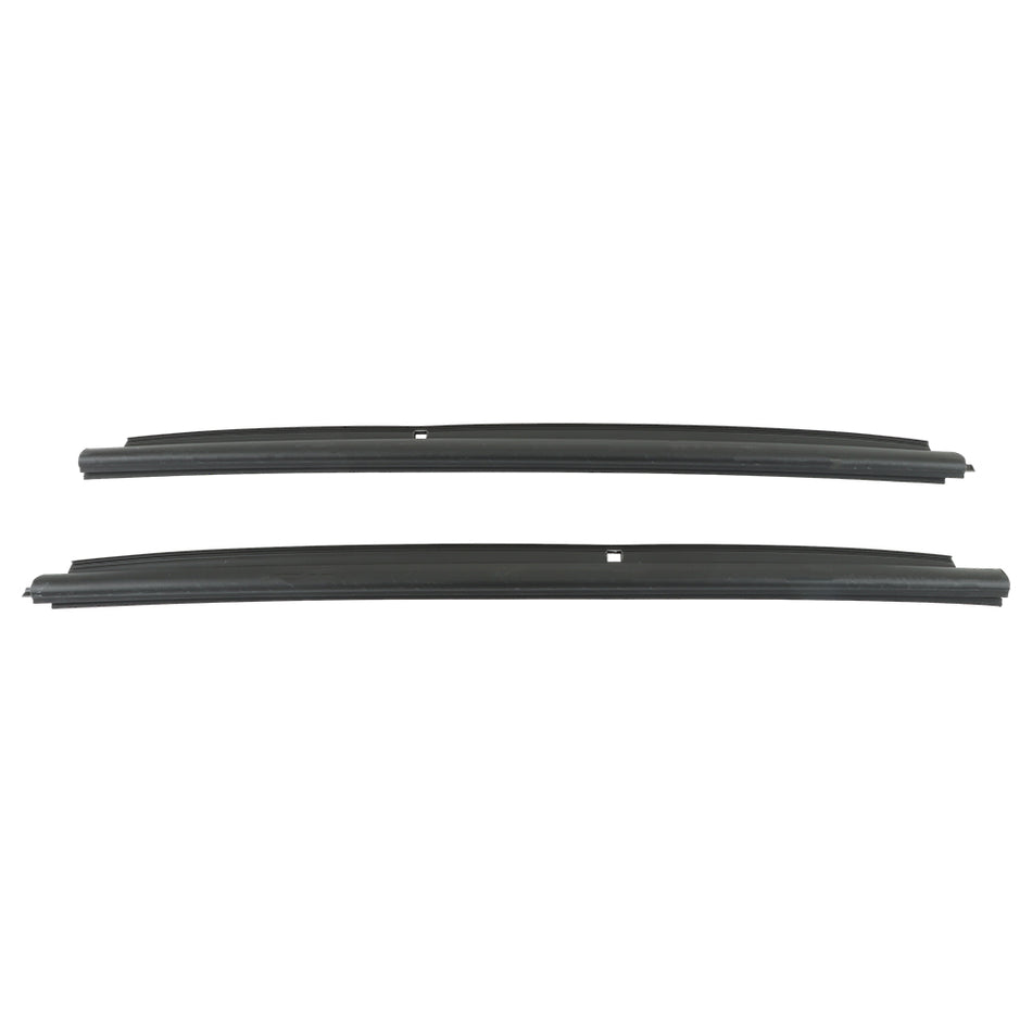 labwork 2PCS Black Front Door Window Belt Weatherstrip for Silverado Sierra 1500 1999-2006