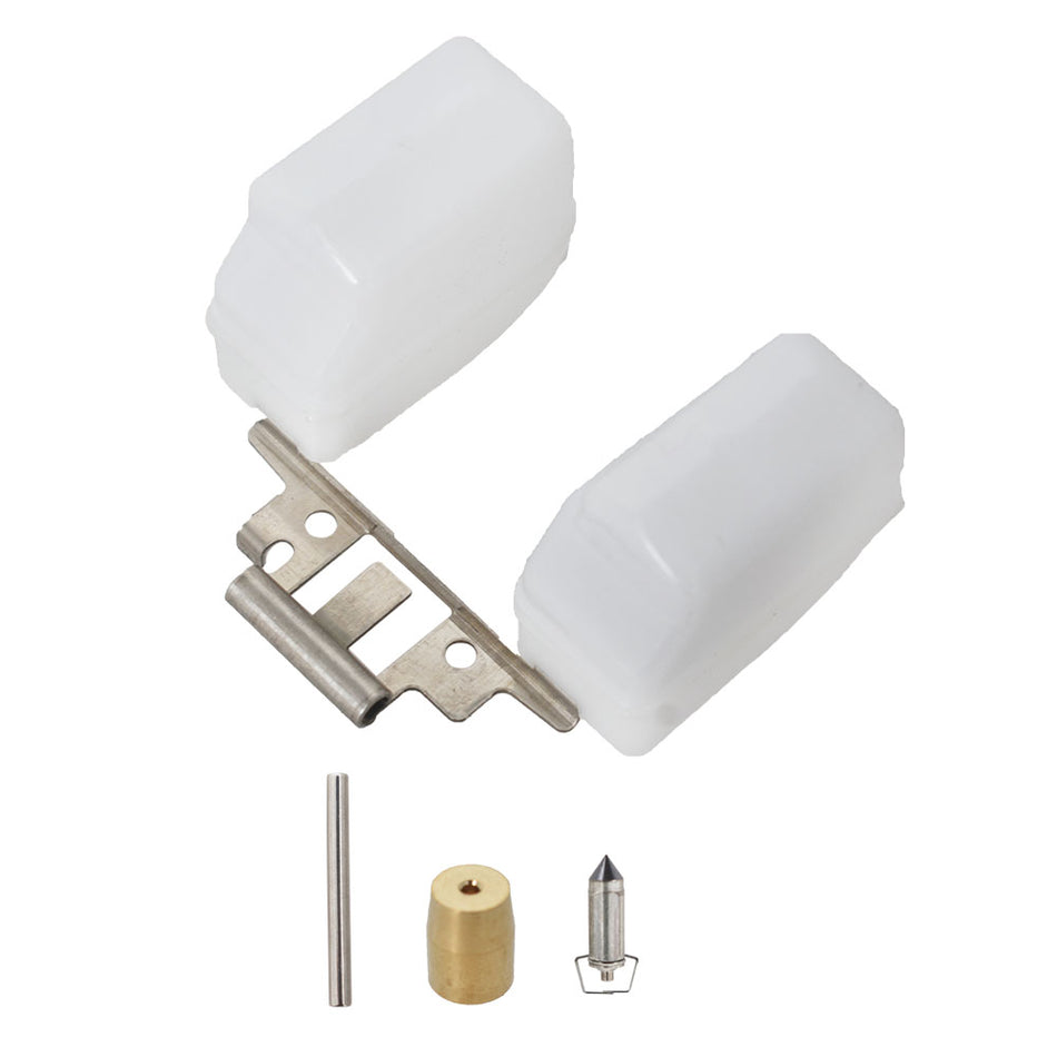 For Yamaha DT100 DT125 MX100 RT100 Carburetor Float Bowl Pin Needle Seat Set