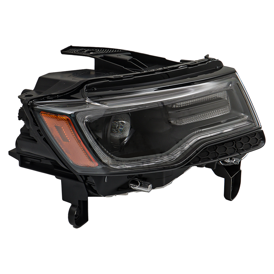 Labwork Right Headlight For 2016 Jeep Grand Cherokee HID Black 55112916AF