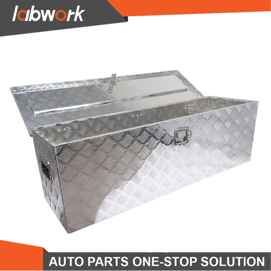 Labwork 49'' Heavy Duty Aluminum 5Bar Tread Tool Box Truck Storage Trailer