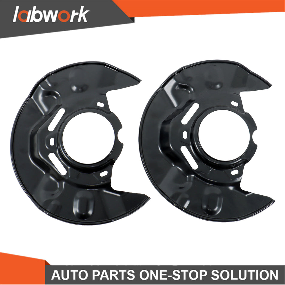 Labwork Front Brake Dust Shield - 1 Pair 05-10 For Select Scion / Toyota Models