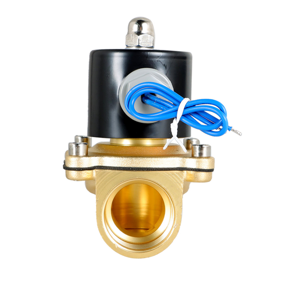 Electric Solenoid Valve Brass Water Air Gas NC 1" NPT 110V 120V Volt AC