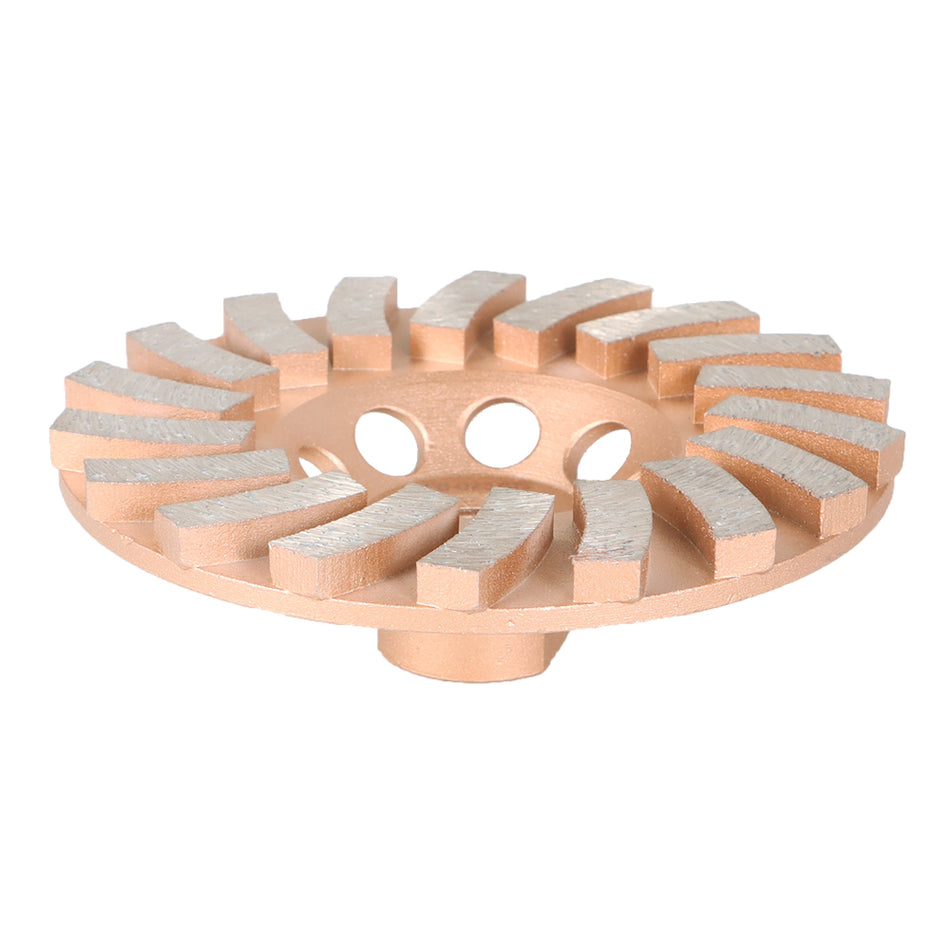 Grinding Wheels 4.5" Diameter 18 Turbo Diamond Segments 5/8"-11 Arbor