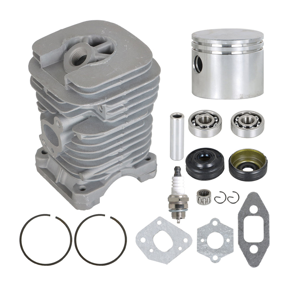 Cylinder Piston Bearing Kit For Poulan 2375 1950LE 1975 Woodshark 42cc Chainsaw