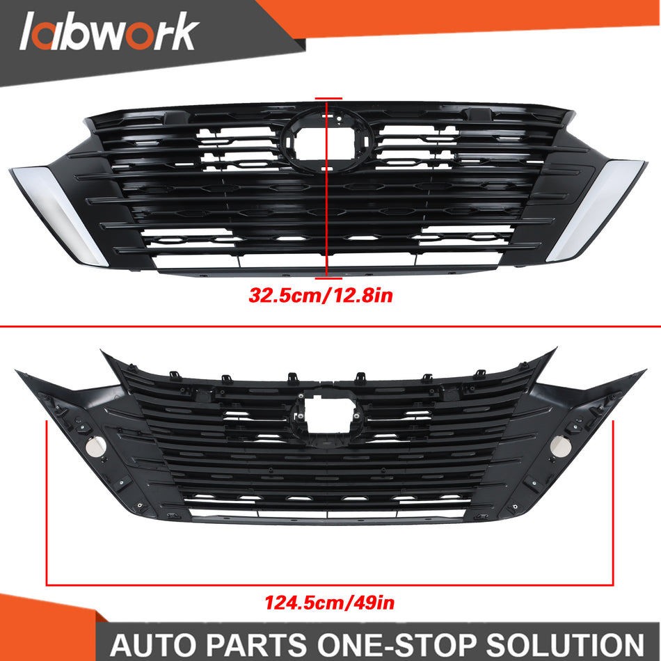 Labwork Front Bumper Upper Grille For 2024-2025 Nissan Sentra S SV 62310-6LY0A