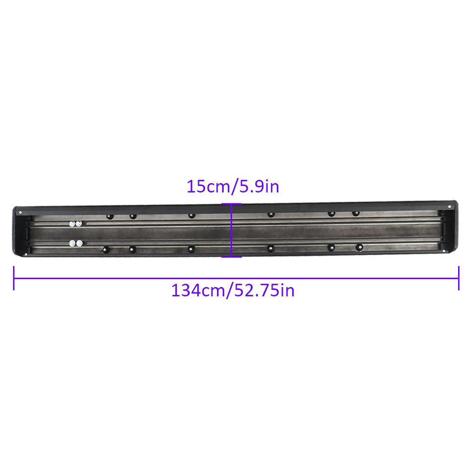 Labwork 6" Running Board Nerf Bar Side Step For Silverado Regular Cab 19-24 BLK
