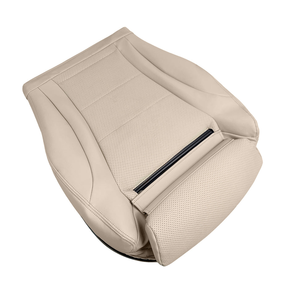 Labwork Front Left Seat Cover For Mercedes Benz C300 2015 2016-2021 Tan Leather