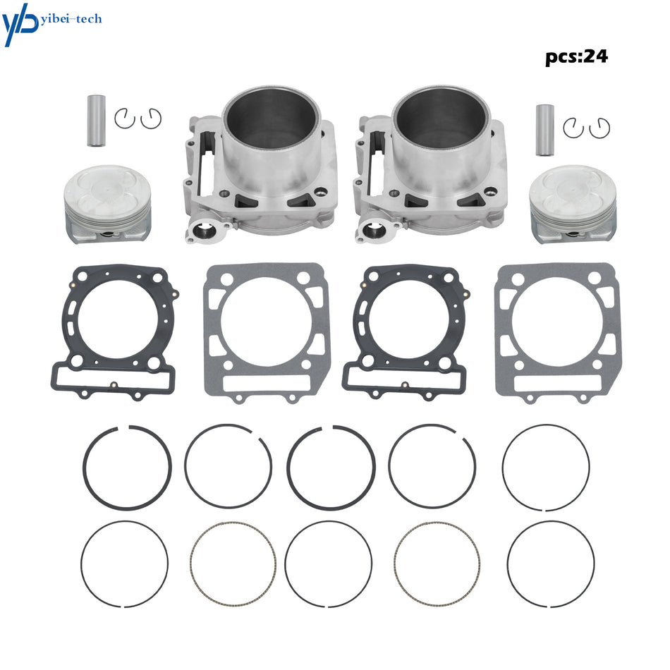 Front Rear Cylinder Kit For HISUN 800 UTV ATV 800cc YS800 MSU800 Qlink MASSIMO