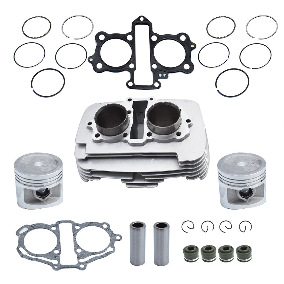 For Honda Rebel 250 CMX250 Engine Cylinder Assembly Replacement Piston Gasket US