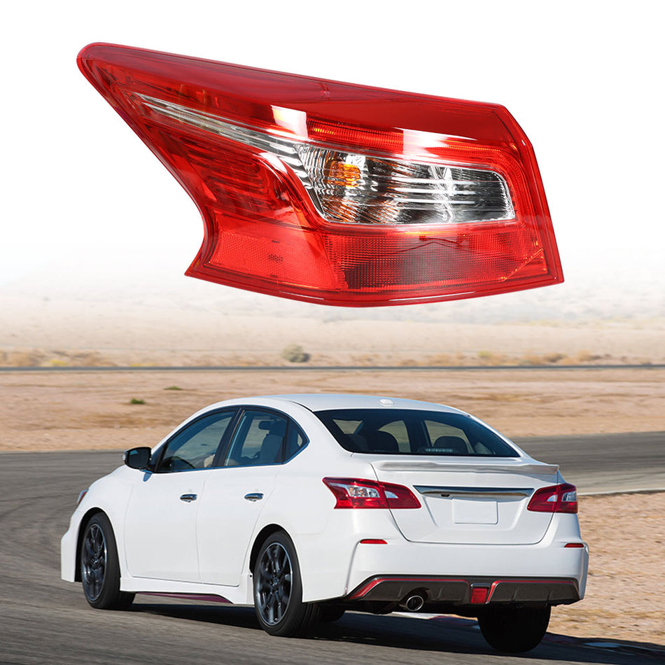 Labwork Outer Driver Left Side Tail Light Brake Lamp For 2016-2018 Nissan Sentra