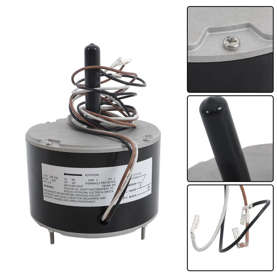 Labwork Condenser FAN MOTOR For 1/6 HP 208-230 Volt 5KCP29ECA033S