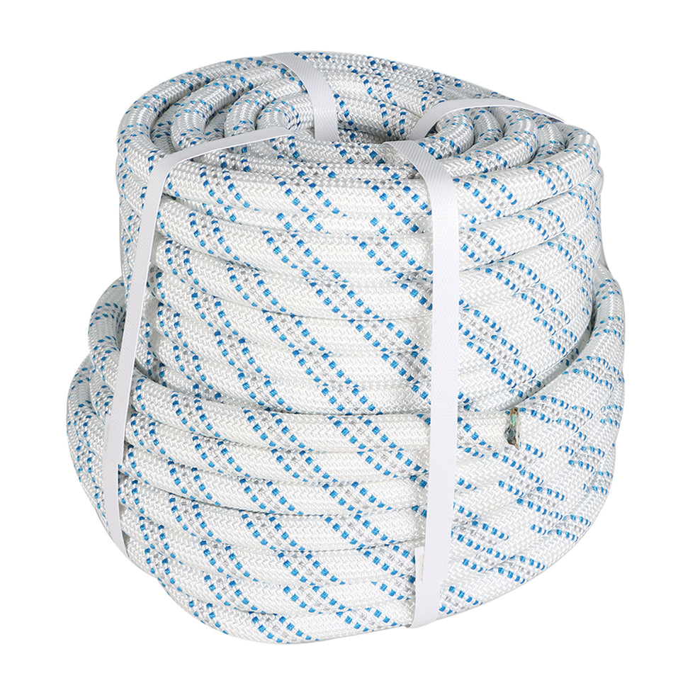 5/8"  150' Double Braid Nylon Polyester Arborist Bull Rope Pulling Rigging Line