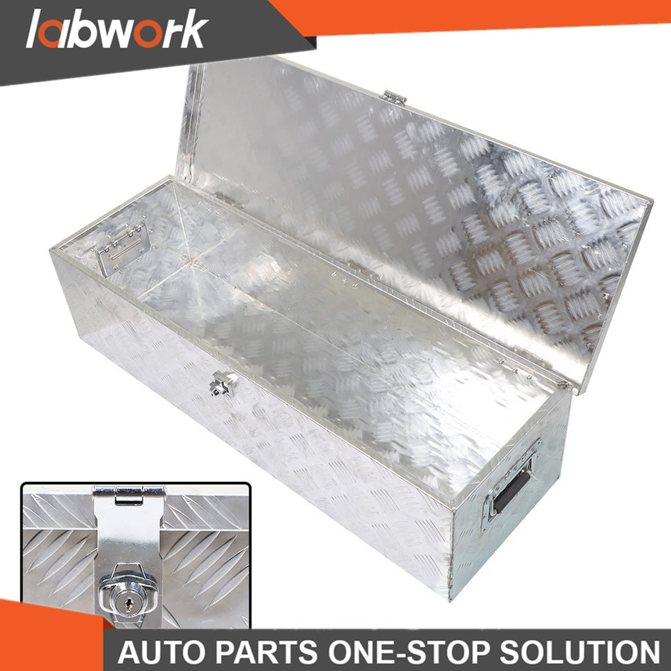 Labwork 39"13'' Aluminum Underbody Truck Tool Box Flatbed Pickup Trailer Storage