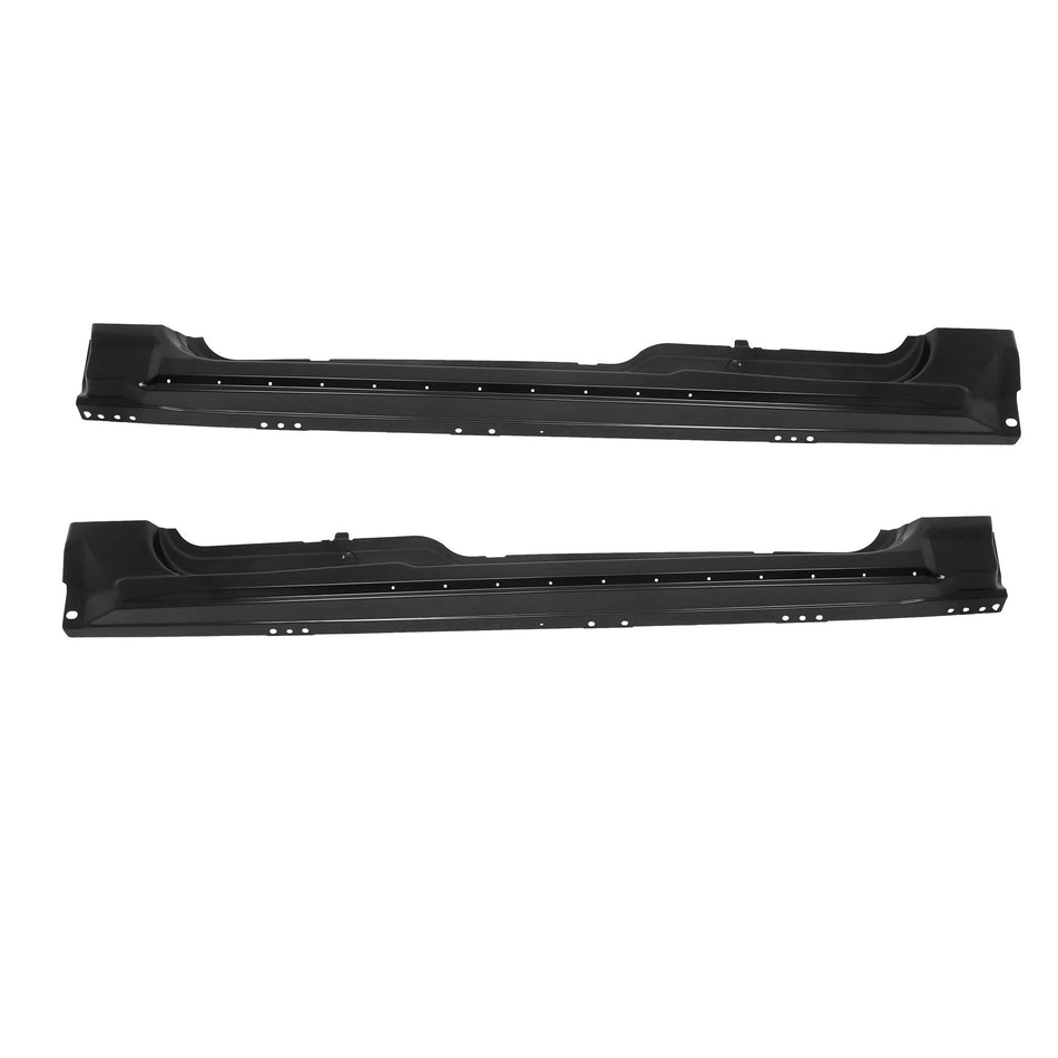 Labwork Rocker Panel For 09-14 Ford F150 Pickup Truck Super/Extended Cab Black