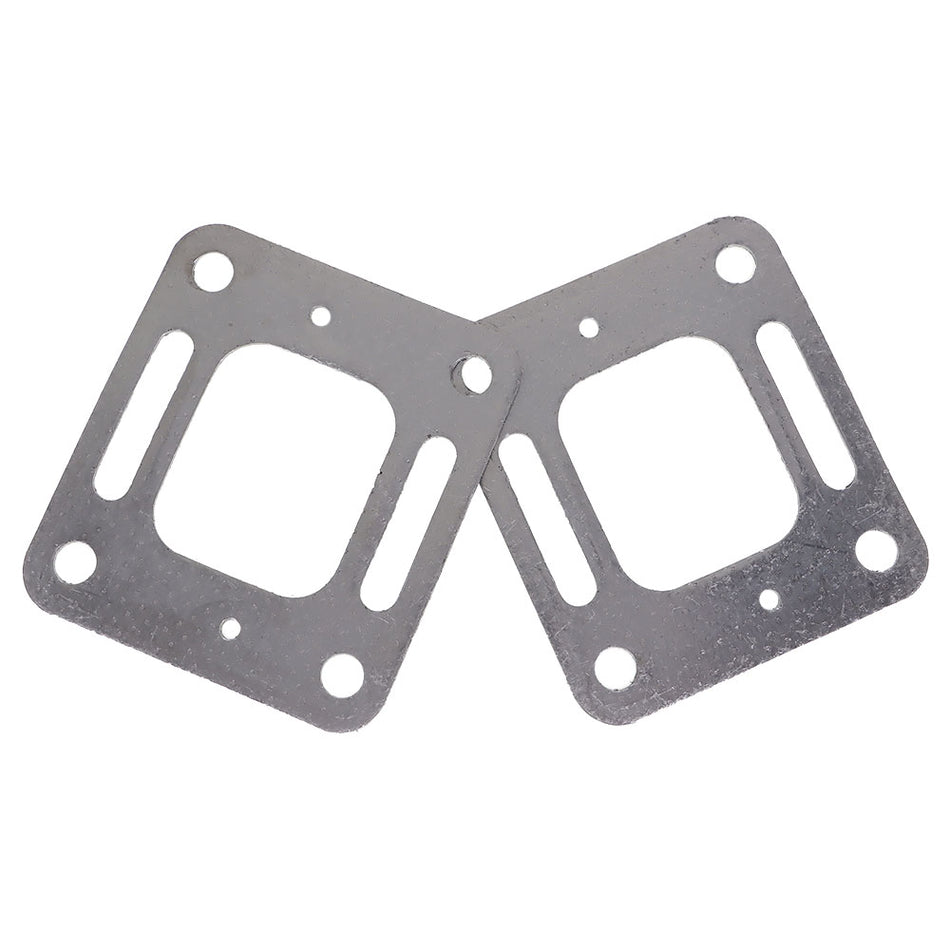 New Exhaust Gasket Manifold For Mercruiser 5.0 5.7 350 Mag Riser Block v8 Elbow