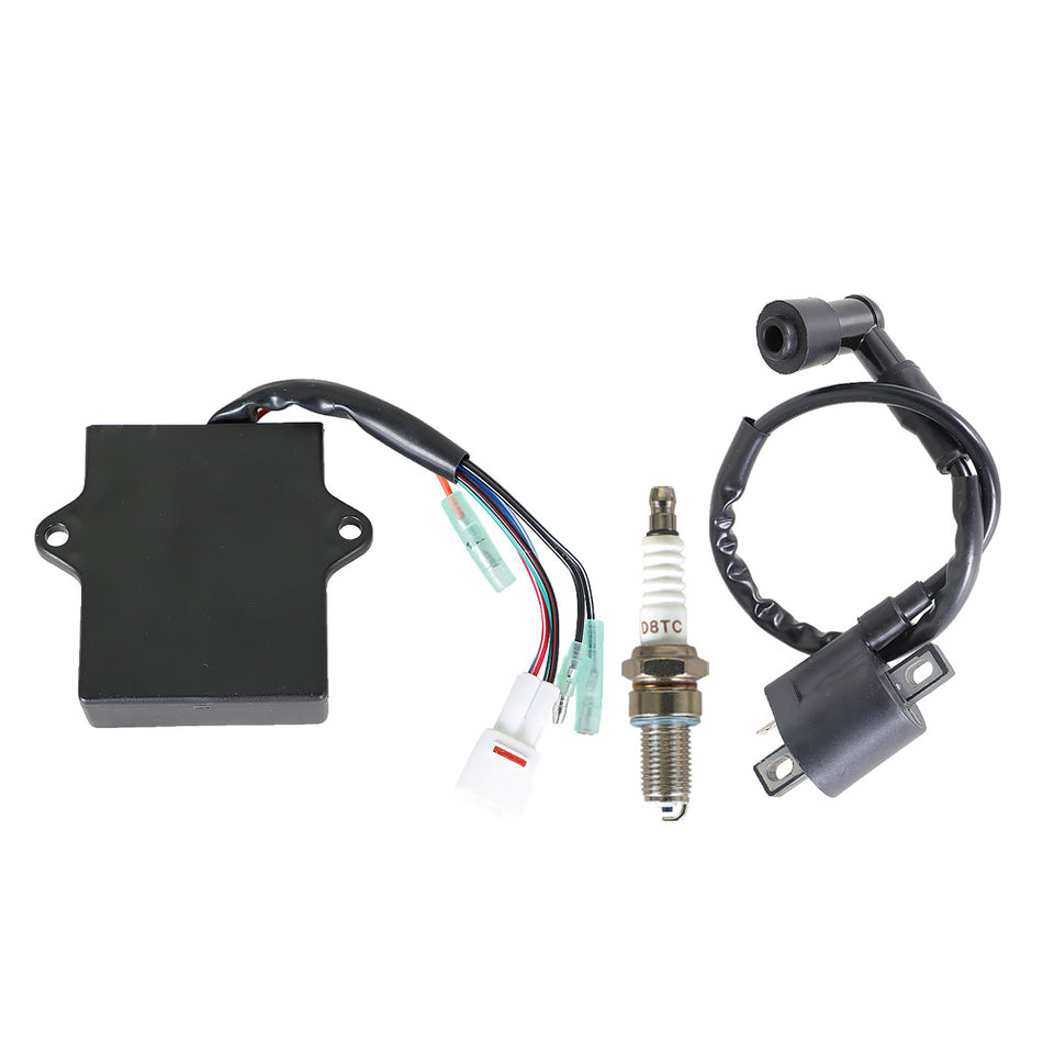 Ignition Coil CDI Spark Plug For Yamaha Badger/Grizzly 80 Raptor 80 YFM80