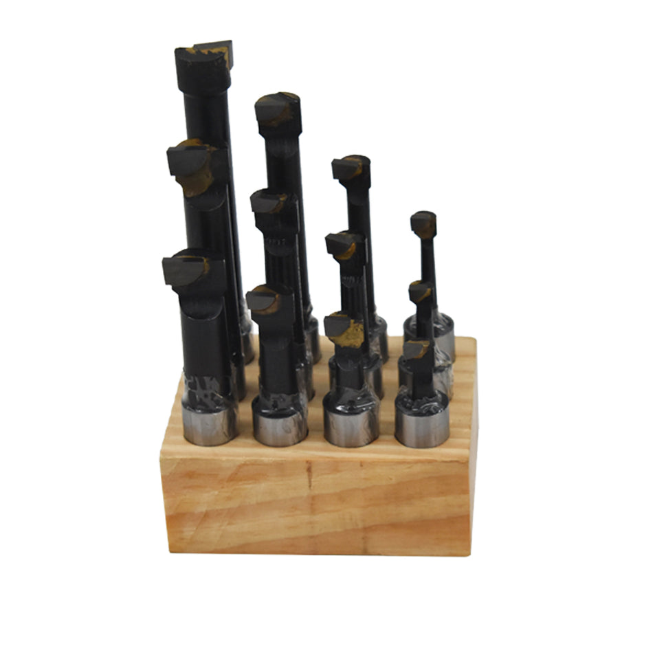 12 Pcs Set 5/8" Boring Bar Carbide Tipped Bars 5/8" Shank Lathe Tool NEW