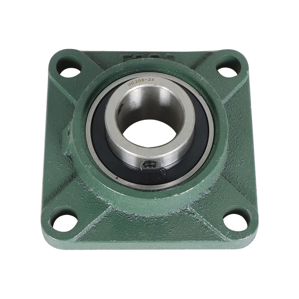 UCF208-24 Solid Pillow Block Flange Mounted Bearing 1-1/2" Bore 4 Bolt (10 PCS)