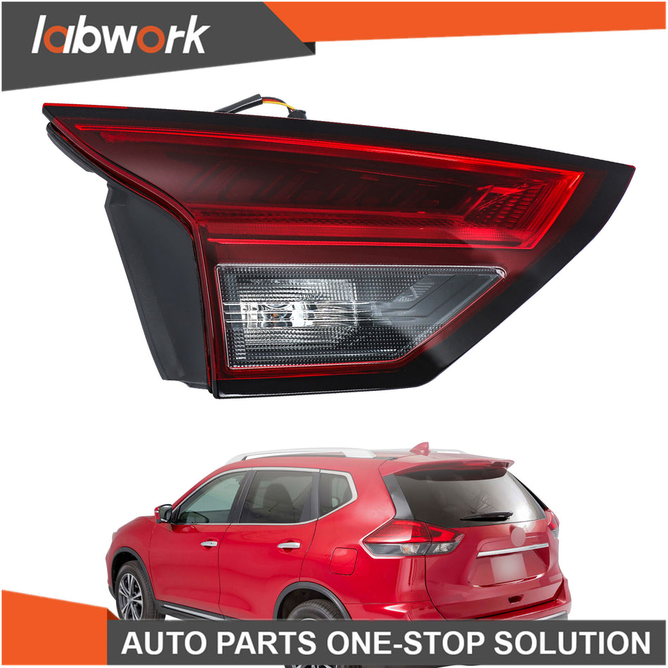 Labwork Driver Side Tail Light For 2021-2023 Nissan Rogue Rear Inner LED Lamp