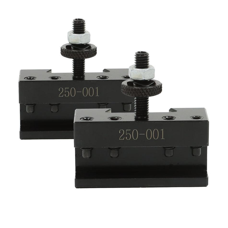 2× OXA #1 Quick Change Turning & Facing Lathe Tool Post Holder OXA 250-001