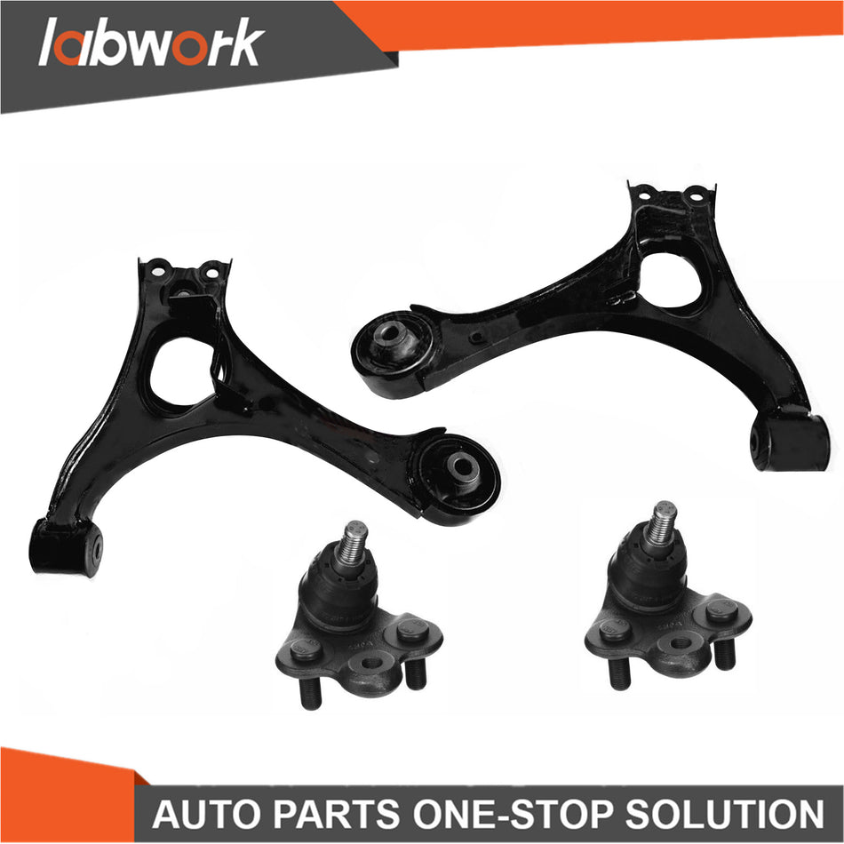 Labwork Front Lower Control Arm Set Ball Joints For Honda For Civic Acura 06-11