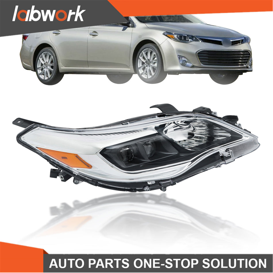 Labwork Headlights For Toyota Avalon 2013-2015 Halogen Projector Passenger Right