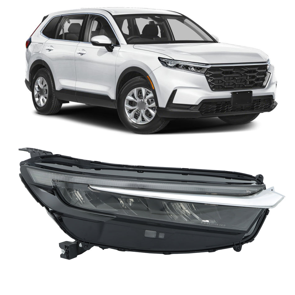 Labwork Right Side LED Headlight For 2023-2024 Honda CRV W/Electroplated Trim