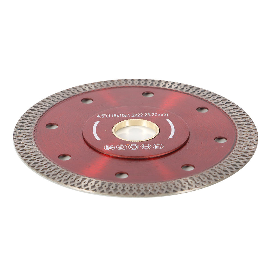 7 Inch Red Super Thin Diamond Porcelain Cutting Blade Tile Blade For Cutting