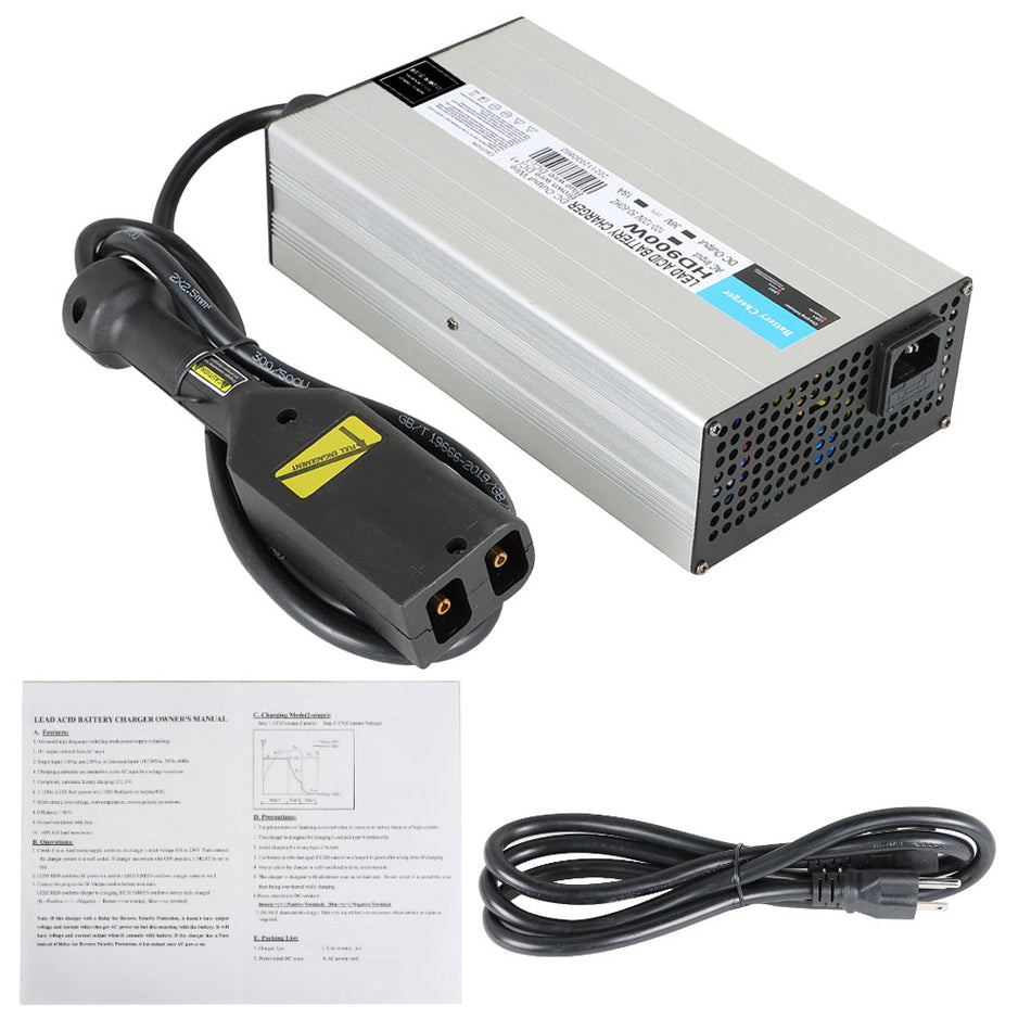 For Golf EzGo TXT Cart 18 Amps Charger w/ Powerwise 36 Volt Battery Charger US