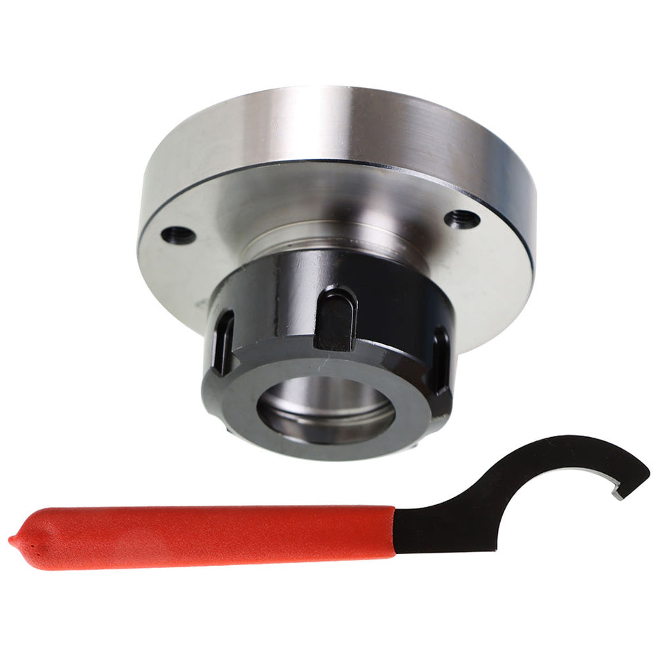 ER-32 Collet Chuck 80mm Diameter Bearing Steel Compact Milling Lathe