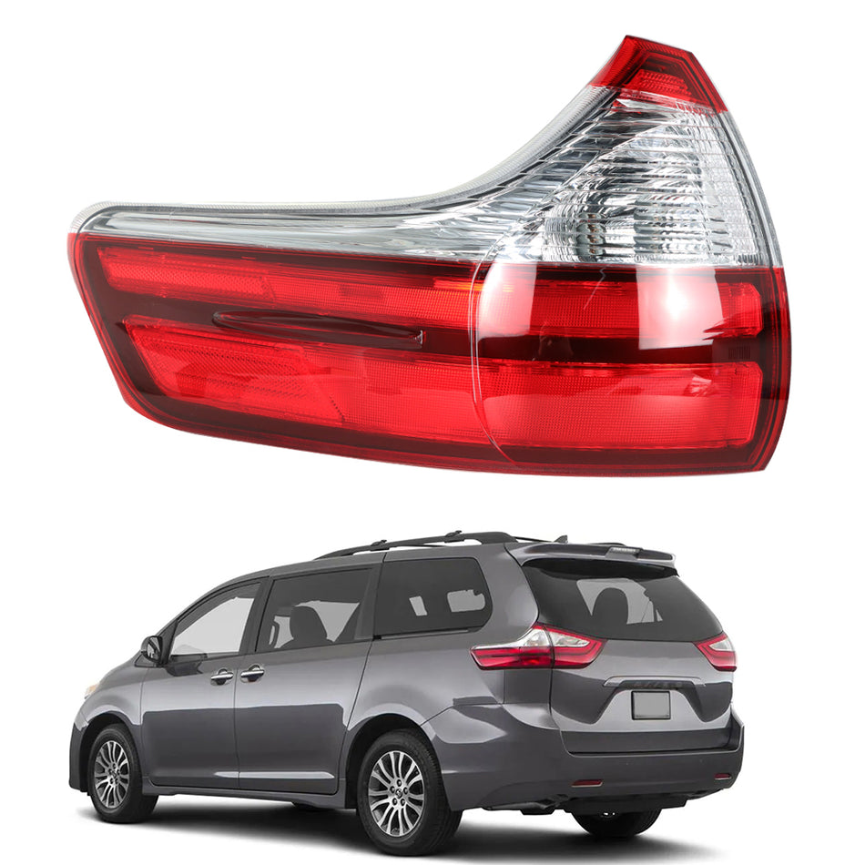 Labwork Outer Tail Light For Toyota Sienna 2015-2020 Rear Halogen Driver Side