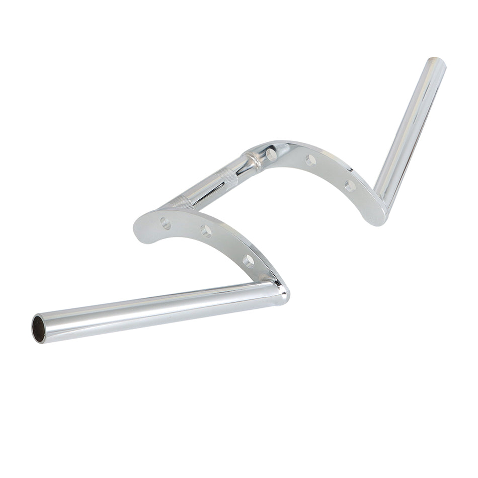 Chrome 1" Z Bar Drag Bars Handlebars For Motorcycle Softail Dyna Chopper Custom