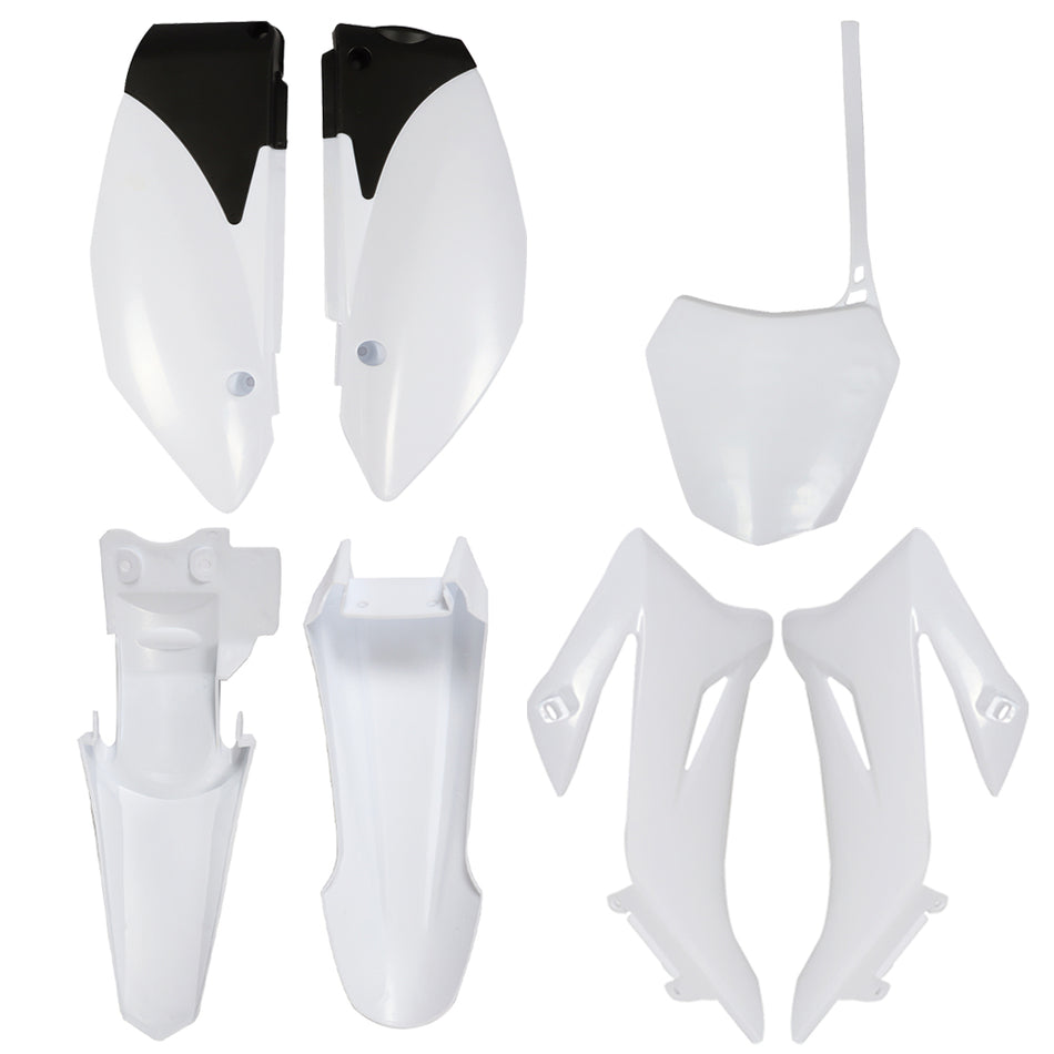 Plastic Front Rear Fender Fairing Cover Kit For Yamaha TTR110 2008-2015 Pit Bike