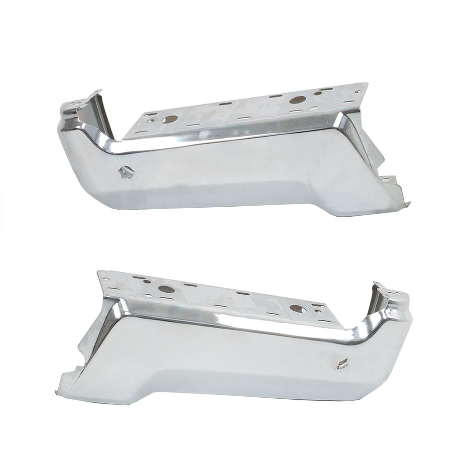 Labwork Rear RH/LH Bumper Face Bar Ends For 17-22 Ford F250 F350 W/Sensors Holes