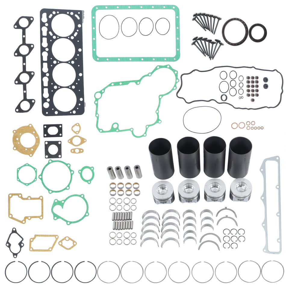 For Kubota V3800 V3800DI-T V3800T Overhaul Rebuild Kit Engine M105S