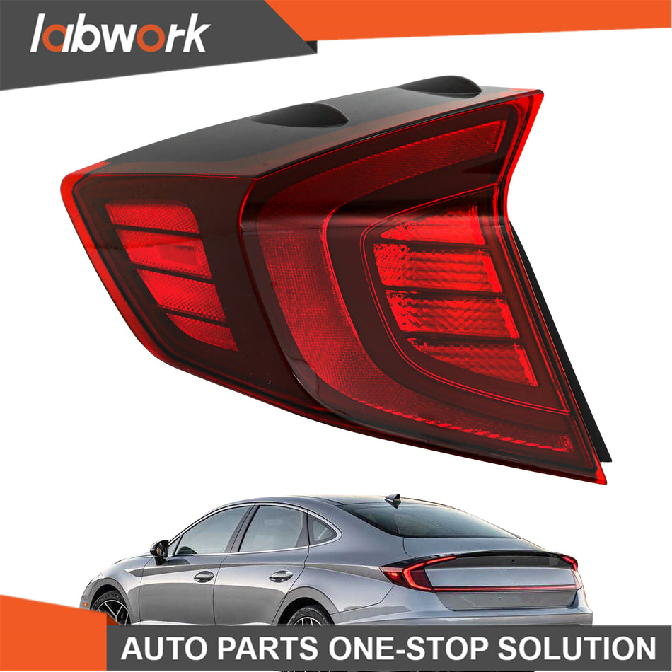 Labwork Tail Lights For 2020-2022 Hyundai Sonata LED Replacement Outer Left Side