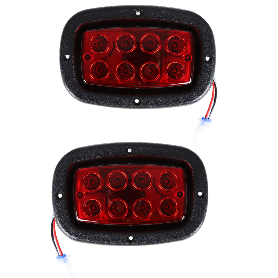 LED Headlights/Tail Lights Kit Adjustable Fits For Club Car DS G&E Golf Cart 93+