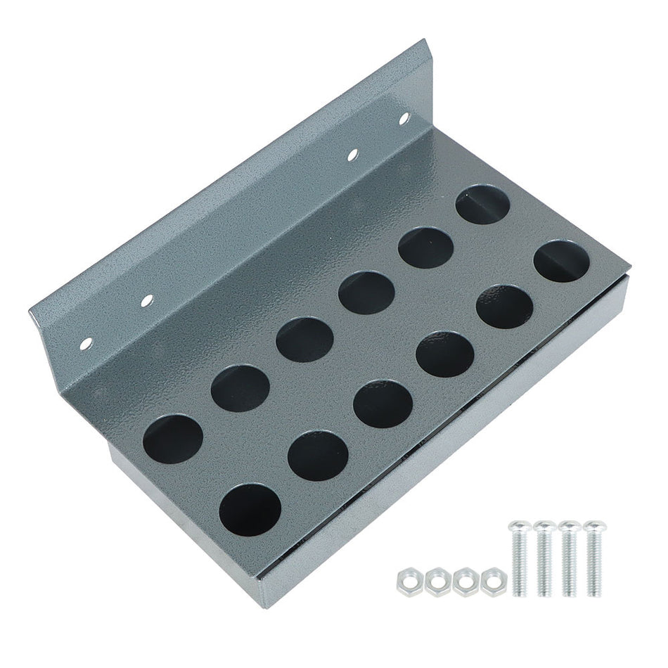 R8 Collets Rack - 12 Holes -  high grade - Heavy gauge steel