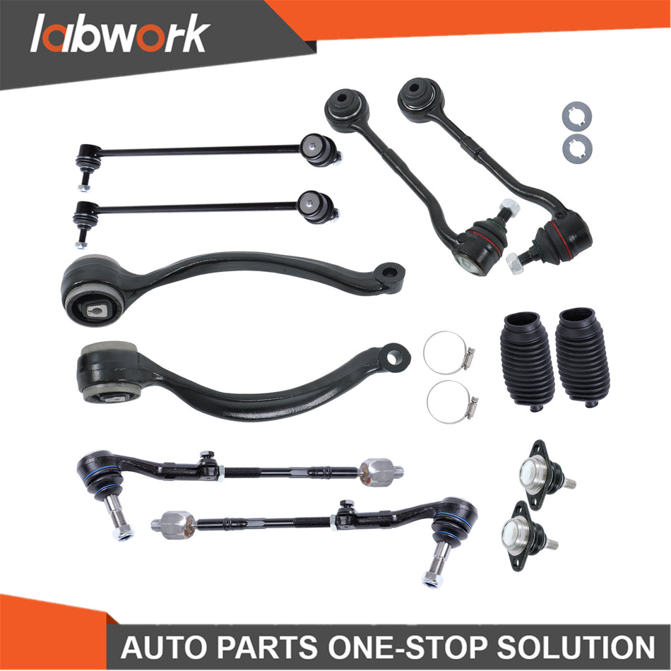 Labwork Front Control Arms Ball Joints Tie Rods 2007-2013 For BMW 328xi 335i