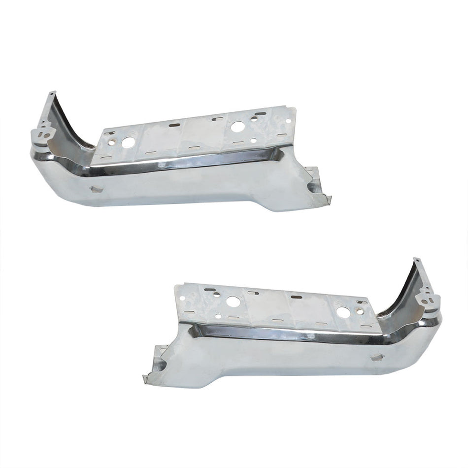 Labwork Rear RH/LH Bumper Face Bar Ends For 17-22 Ford F250 F350 W/Sensors Holes