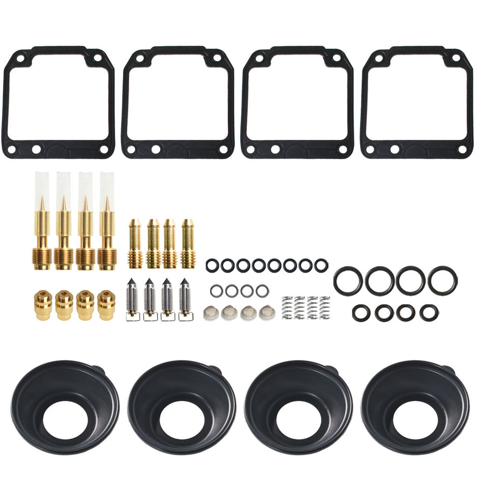 4PCS Carburetor repair kits Carb Diaphragms For HONDA VF500C V30 VF500F