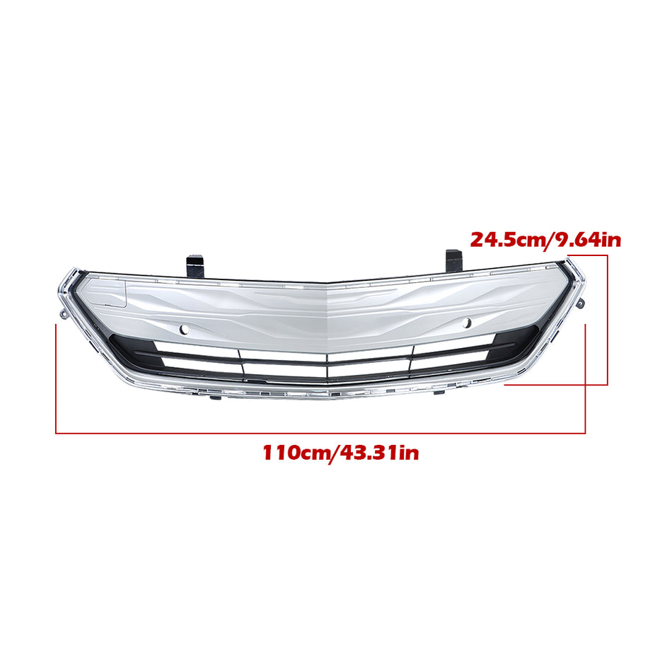 Labwork Front Lower Grille Silver 84036280 Grill For 2016-2019 Chevrolet Volt