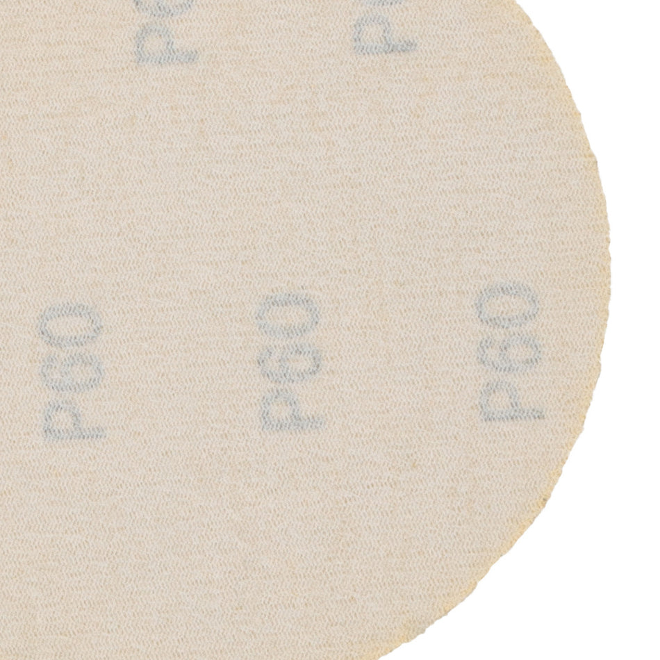 100 Pcs 5" 60Grit NO-Hole DiscsHook Loop Pads Sanding Disc Flocking High Quality