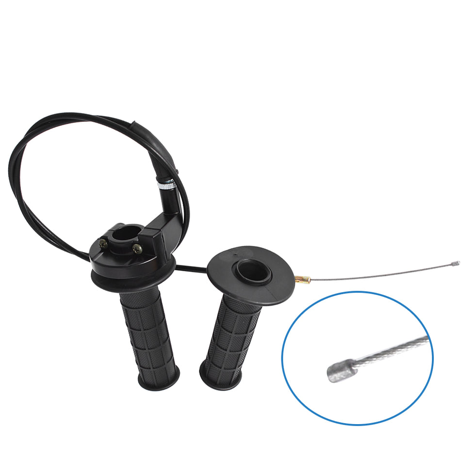 Throttle Hand Grips Cable Clamp Kit For Coleman CT200U Trail 200 Mini 196cc Bike